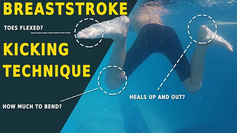 Learn Breaststroke Kick Technique Swim Faster Efficiently YouTube