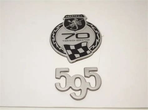 STEMMA LOGO ABARTH 500 595 70 Anniversario Laterale Originale Emblema