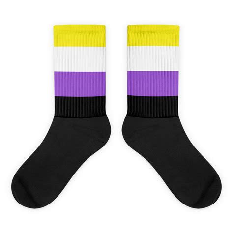 Non Binary Pride Flag Socks Its Madison Ryan