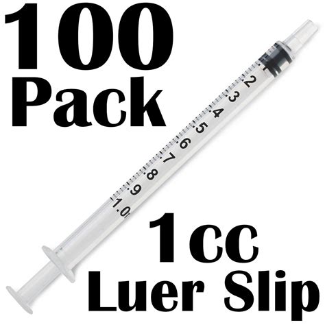 Ml Tb Luer Slip Tip Syringes Without Needles Pack Of Walmart