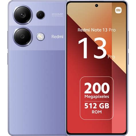 Xiaomi Redmi Note 13 Pro 12 512GB Morado Libre PcComponentes