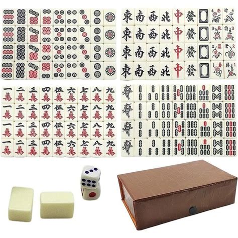 Mini Mahjong Jeu De Mahjong Professionnel Avec 144 Tuiles Travel