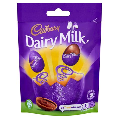 Cadbury Dairy Milk Miniature Chocolate Egg Bag 86g Easter Ts Iceland Foods