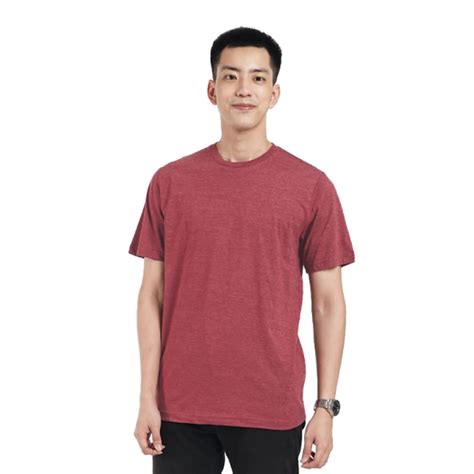 Koze Misty Comfort Maroon T Shirt Kaos Polos Merah Marun Misty