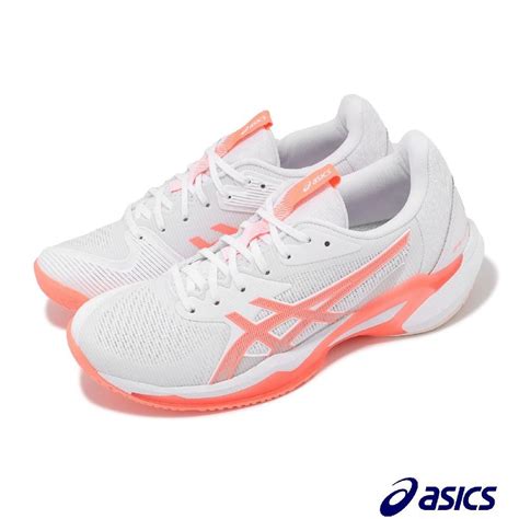 Asics 亞瑟士 網球鞋 Solution Speed Ff 3 女鞋 白 橘 澳網配色 支撐 回彈 運動鞋 1042a250100 Pchome 24h購物