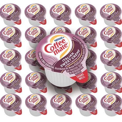 Nestle Coffee Mate Italian Sweet Creme Single Serve Non Dairy Creamer