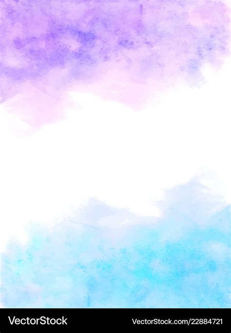 Watercolor blue abstract background abstract Vector Image