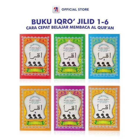 Jual Buku Iqro Anak Iqra Anak Ukuran Besar Iqra Balita Satuan Jilid 1