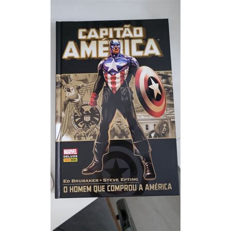 Capitão América O Homem que Comprou a América Coleção Marvel Deluxe