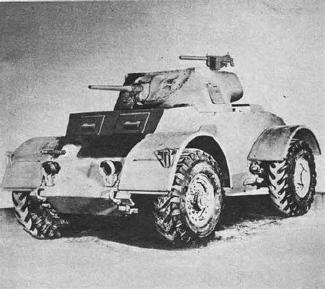 Staghound Armoured Car Mk I From The Front