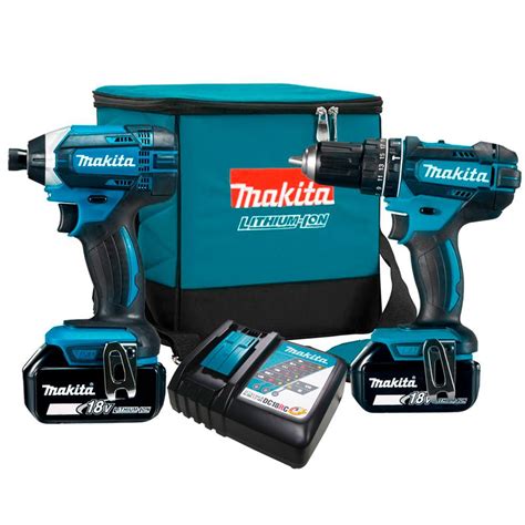 Combo Parafusadeira De Impacto Makita Dlx