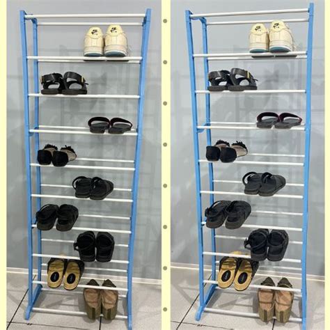 Jual SHENAR Amazing Shoe Rack Rak Sepatu Susun 10 Rak Sepatu Rak