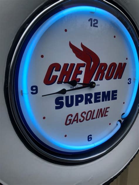 Chevron White Wall Tire Clock Garage Art™