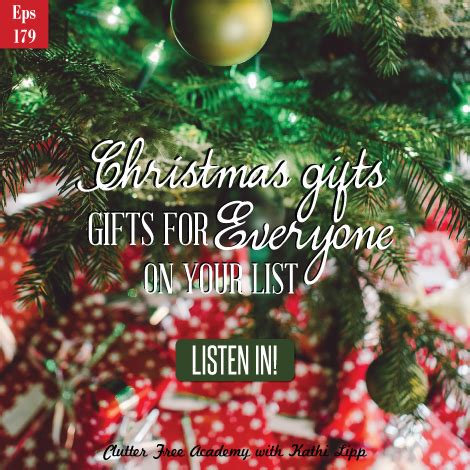 Episode Great Clutter Free Christmas Gift Ideas For Everyone On