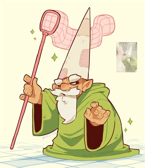 Artwork By Gaziter Tiny Green Mall Wizard Wizard Gnome Know Your