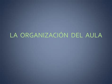 PPT La gestión del aula PowerPoint Presentation free download ID