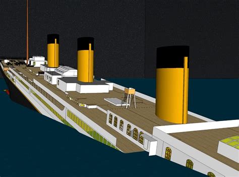 Titanic Sinking 3d model