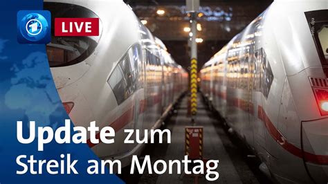 Bahn kündigt für Montag Einstellung des Fernverkehrs an YouTube