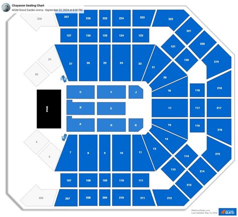 Mgm Grand Garden Arena Seating Chart