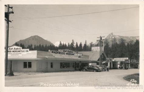 Packwood Mercantile Company Washington Postcard