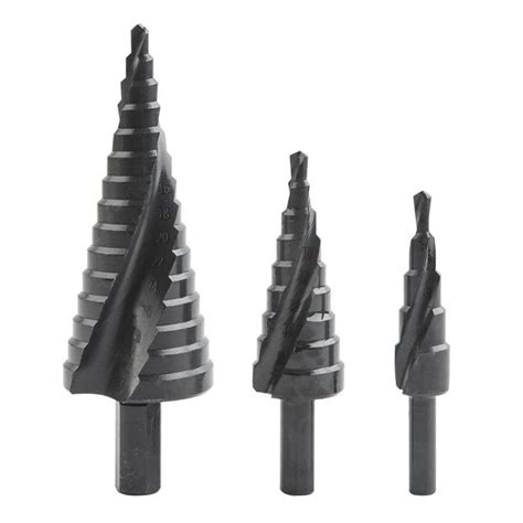 Buy Pcs Set Mm Hss Cobalt Step Stepped Drill Bit Set Nitrogen High