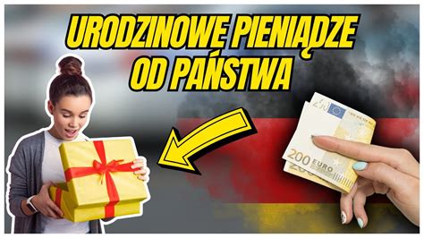 Urodzinowe pieniądze od państwa dla mieszkańców Niemiec YouTube