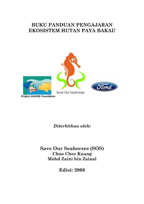 PDF BUKU PANDUAN PENGAJARAN EKOSISTEM HUTAN PAYA DOKUMEN TIPS