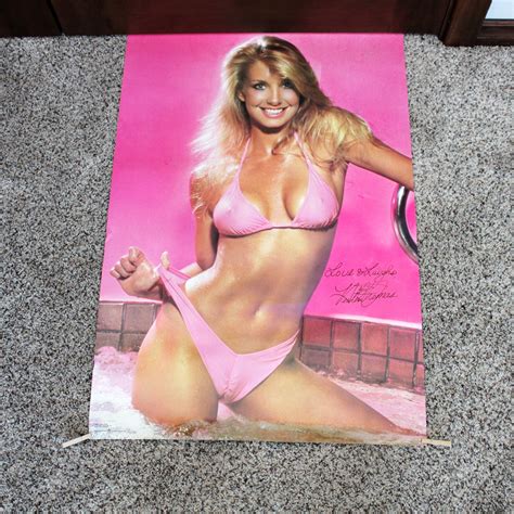 Heather Thomas 1982 Pink Bikini Poster, Fall Guy Star