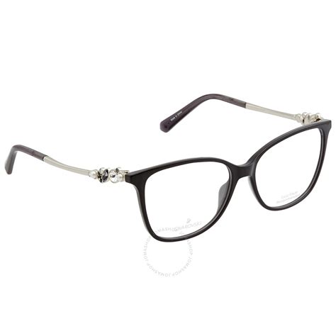 Swarovski Demo Square Ladies Eyeglasses Sk5367 005 53 889214159373 Eyeglasses Jomashop