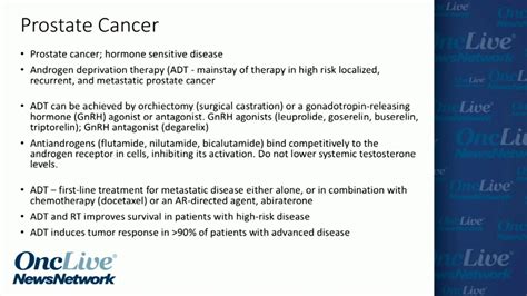 Adt treatment for prostate cancer