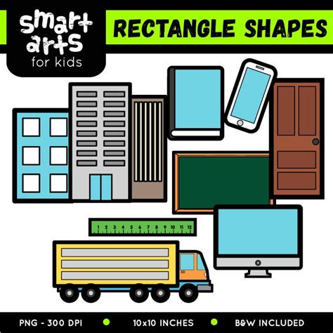 Rectangle Shapes Clip Art Educational Clip Arts