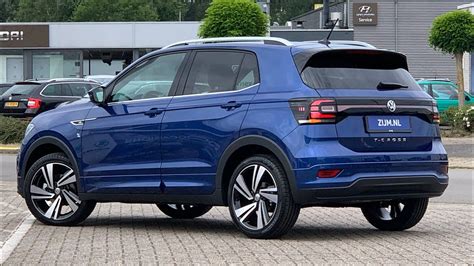 Volkswagen New T Cross R Line 2020 In 4k Reef Blue Metallic 18inch Nevada Walk Around Anddetail