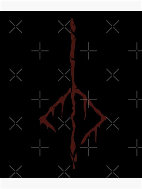 "Bloodborne hunter’s mark" Poster by Lazar3dd | Redbubble