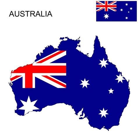 Map of Australia Flag: Colors, Meaning, Coat of Arms, Flag Map