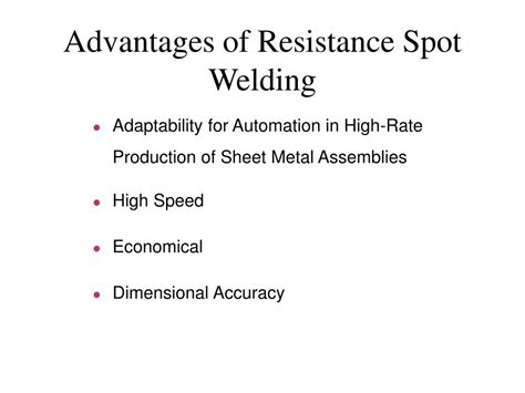 Ppt Spot Welding Powerpoint Presentation Free Download Id297064