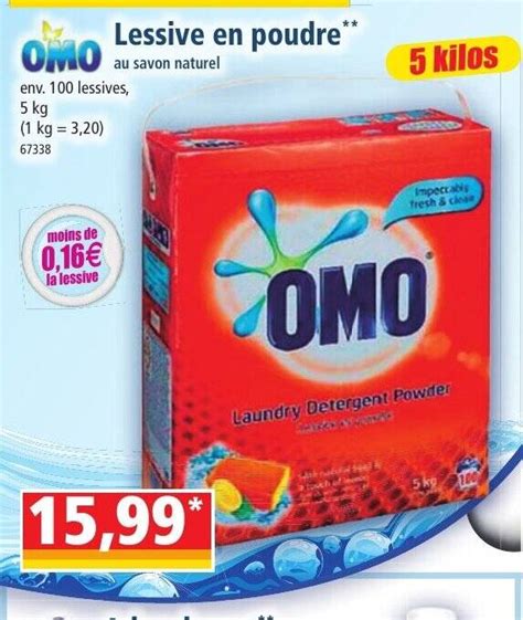 Promo OMO Lessive En Poudre Chez Norma