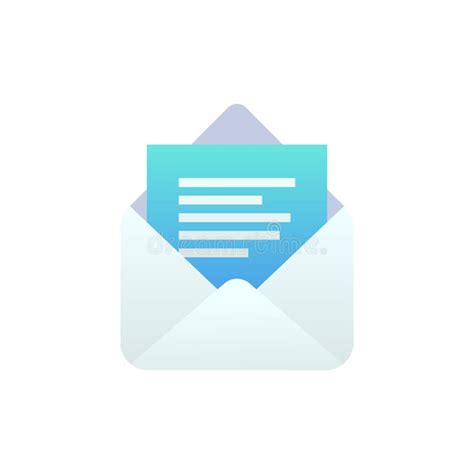 Nouveau Signe D e mail De Nouvel De Message électronique Mobile Plat