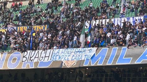 Inter Fiorentina Coro Della Curva Nord Per La Gente Che Ama Soltanto