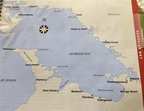 Georgian Bay Islands National Park Map