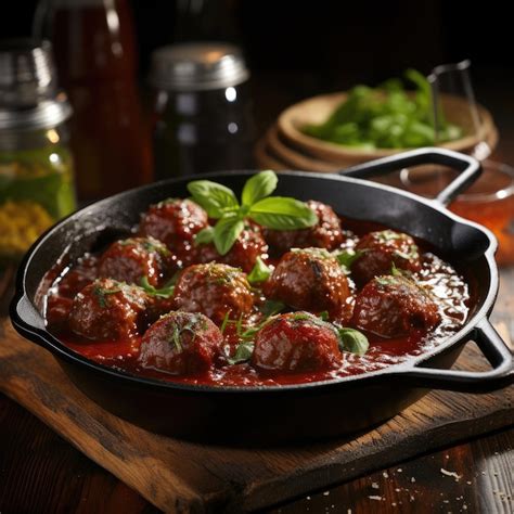 Premium Photo Albondigas En Salsa Meatballs In A Rich Tomato Or