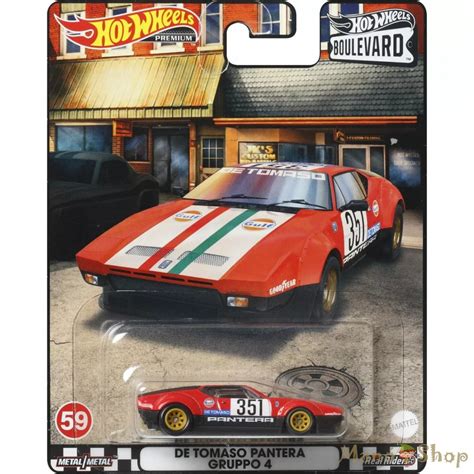 Hot Wheels Premium Boulevard De Tomaso Pantera Gruppo 4