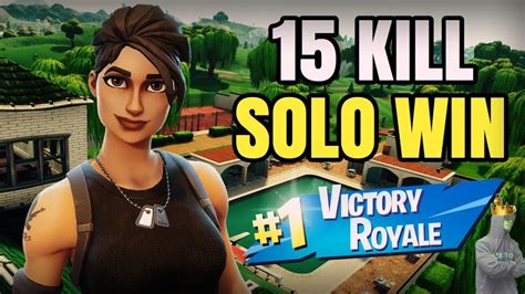 Fortnite Solo Victory Royal 15 Kill Zero Builds Crown Win YouTube