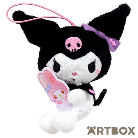 Buy Sanrio Kuromi Holding My Melody Doll Plush Mascot Charm At Artbox