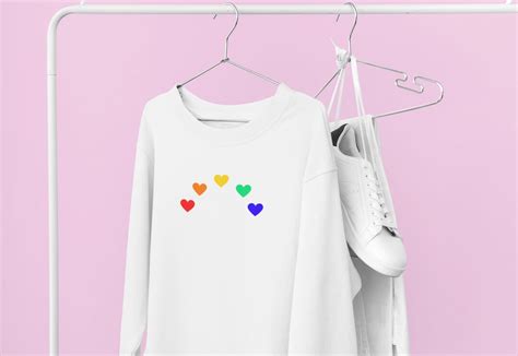 Lgbtq Rainbow Sweater Gay Pride Sweatshirt White Jumper Black Pullover Cute Sweater Queer