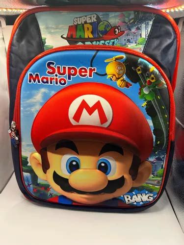 Mochila Mario Bros Primaria D Super Mario Meses Sin Inter S