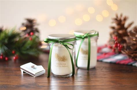 DIY Pine Scented Candles for Your Winter Wedding -Beau-coup Blog