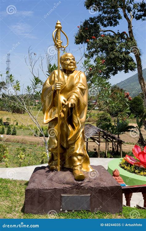 Fat Monk Statue In Complex Pagoda Ekayana Royalty-Free Stock ...