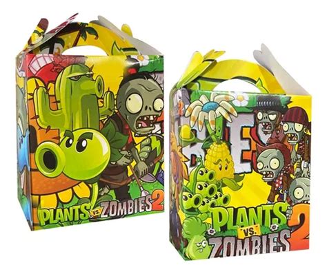 Plantas Vs Zombies Caja Dulcera Piezas Dulcero Bolo En Venta En San