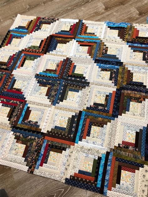 Scrappy Log Cabin Quilt Printable Templates Free