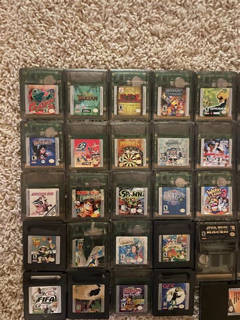 Nintendo Gameboy Color Games Collection - Etsy